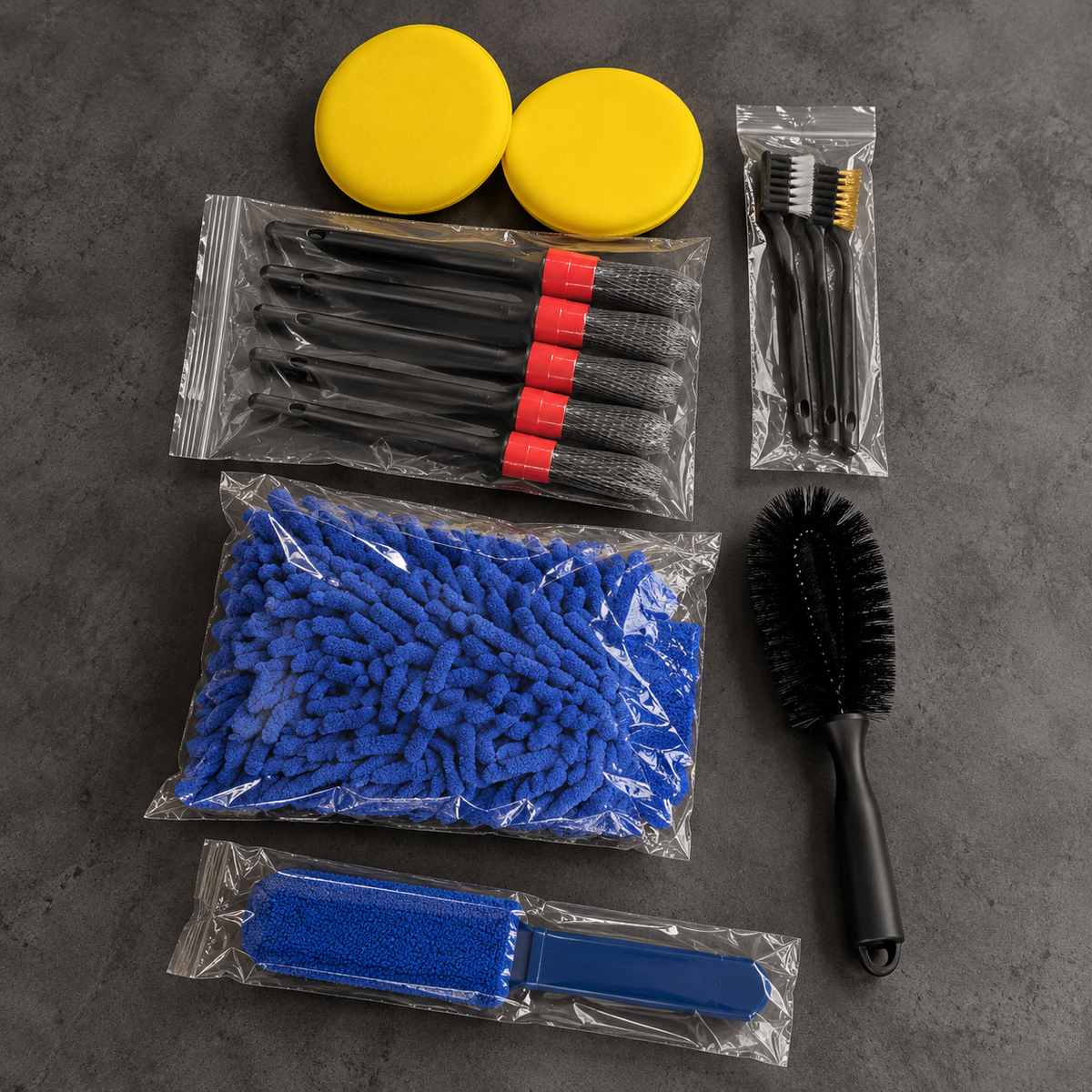 Car Detailing Brush Set